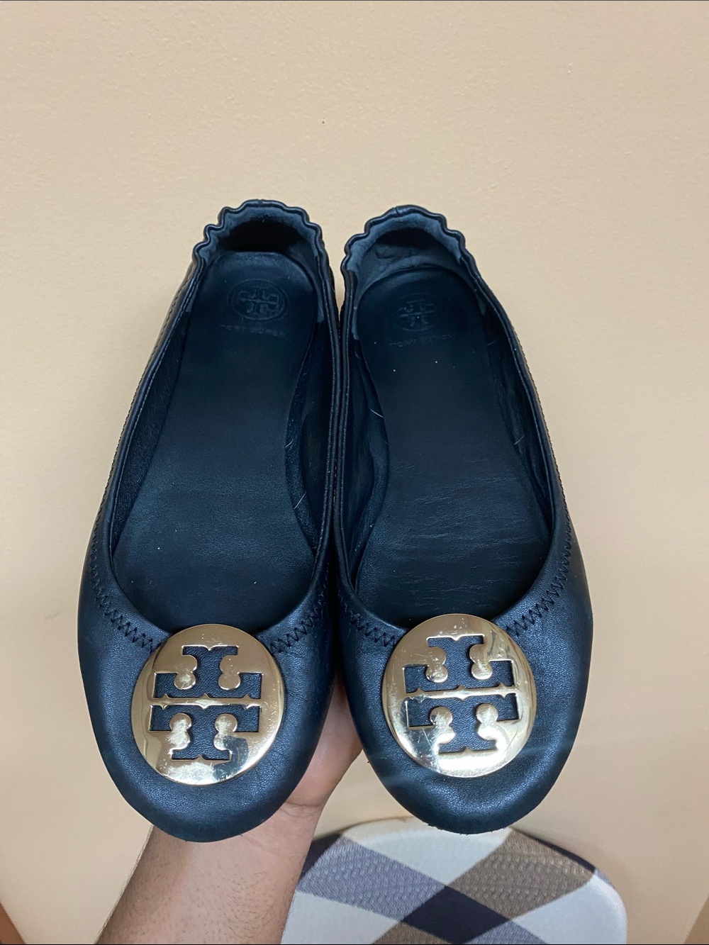 Tory Burch Minnie Travel Ballet Women’s Flats Size 7.5 50393-013